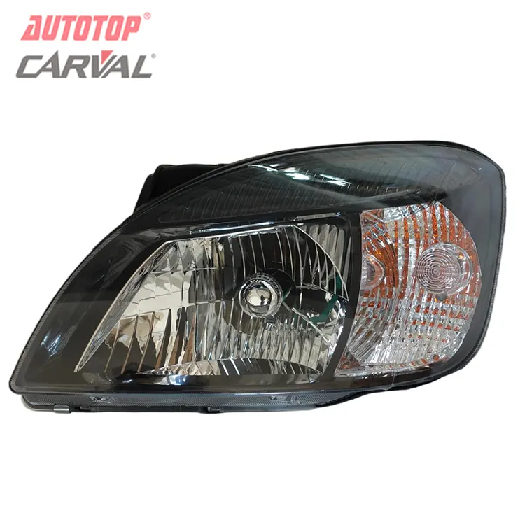 Kia Rio 2005 Black Housing 6-Hole Headlight Assembly